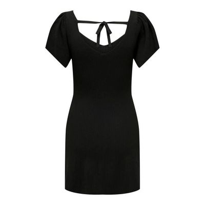 Robe Noire Femme Taille XL - Manches Longues Mini - Neuve Sans étiquettes