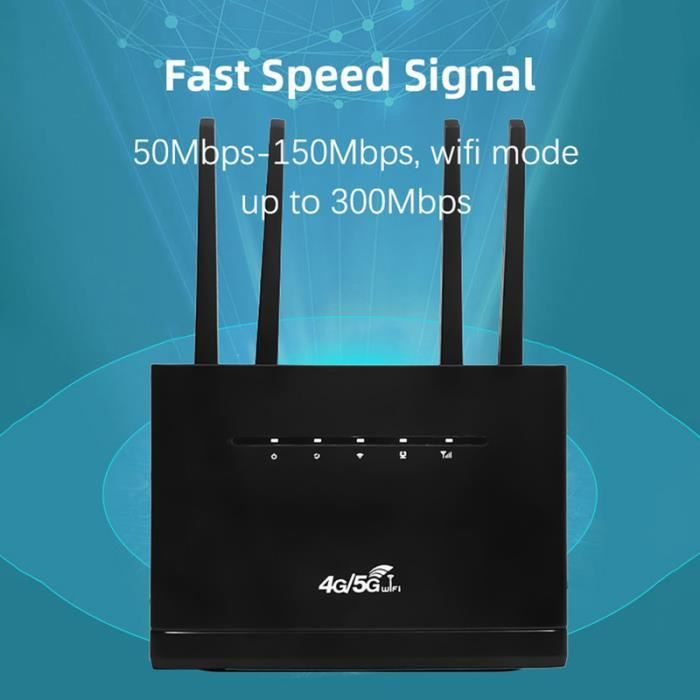 Prise UE Modem Sans Fil Avec Fente Pour Carte EpiCard Routeur Internet Prise UE Modem Sans Fil Avec Fente Pour Carte EpiCard Routeur Internet