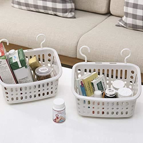 Panier Salle De Bain JOINPAYA Suspendu - Plastique Gris, 32x21.5x12.5 Cm | Rangement Douche, Toilette