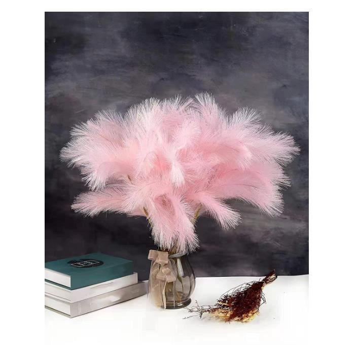 Herbe De La Pampa 30 Pièces Pampa Rose Fleurs Séchées 55CM