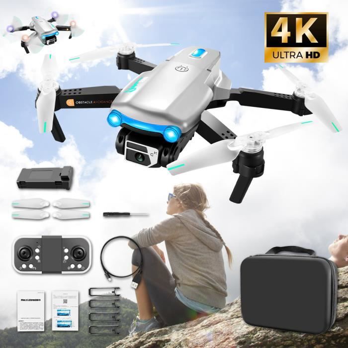Drone 4K Avec Caméra Pour Débutants – 3 Batteries 60 Min, Portée 800m, Moteur Brushless, Pliable