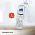 Téléphone fixe sans fil Panasonic KX-TGH710GG - DECT - Blocage d'appels - Babyphone intégré - Perle-argent-3