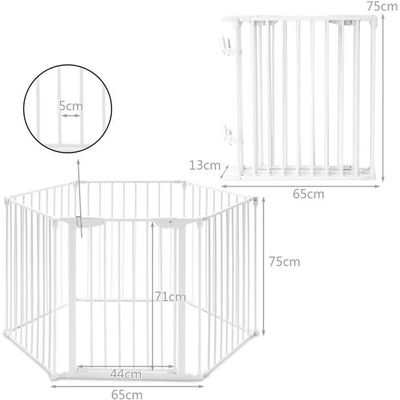 Barrière de Sécurité pour Enfant Grille de Protection de Escaliers pour  Animaux Pare-feu de Cheminée Longeur - dimension: 310 cm - 1 - Cdiscount
