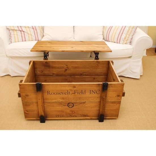 En bois vintage couverture coffre box table basse coffre ottoman meubles WFR1 En bois vintage couverture coffre box table basse coffre ottoman meubles WFR1