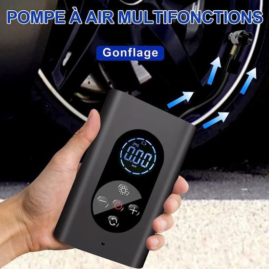 Aokbon Mini Compresseur D'air portable Auto Gonfleur Pneus Voiture