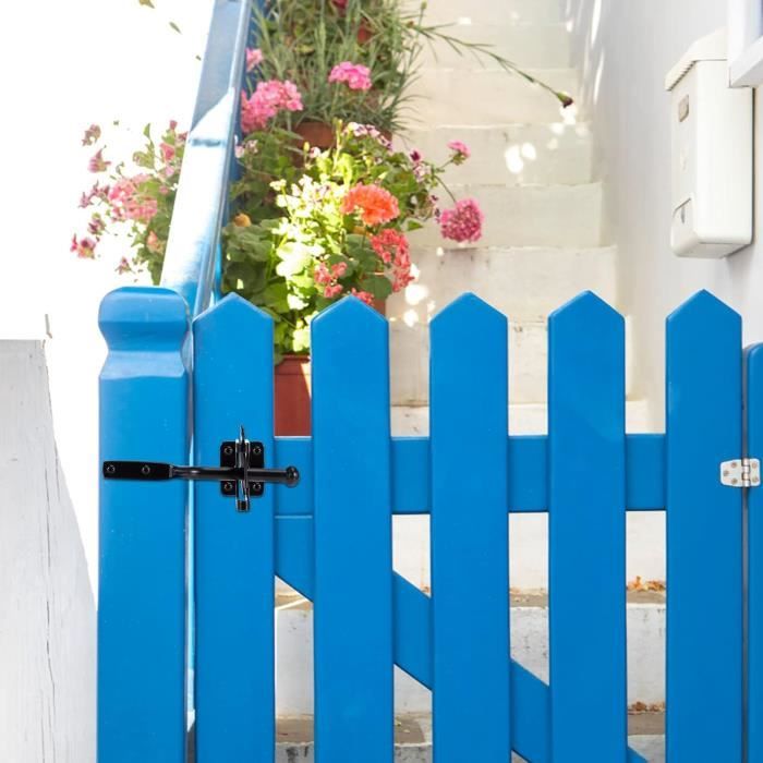 Loquet à Ressort Automatique En Alliage D'aluminium - Sécurité Porte - Dimensions ~58x44mm - Couleur Gris