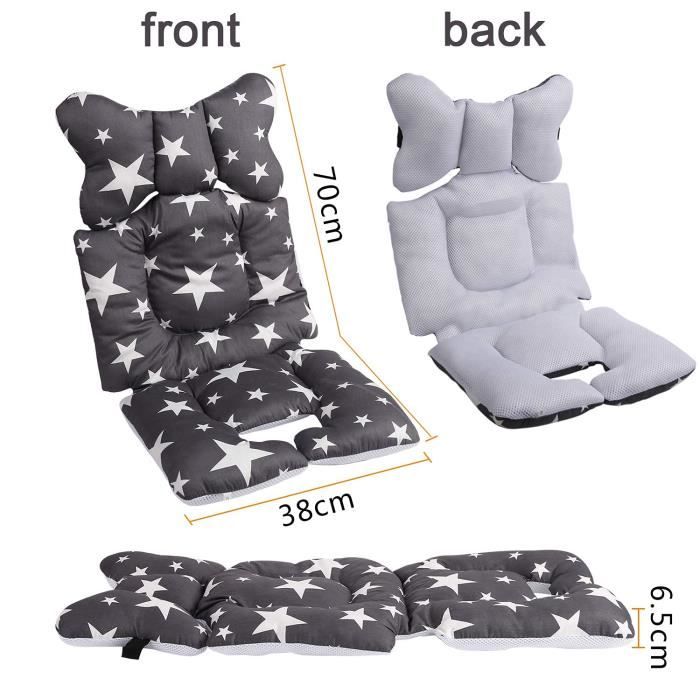 Coussin Réducteur Chaise Haute Et Poussette Universel Pour Bébé – Soutien Tête Et Corps Confortable