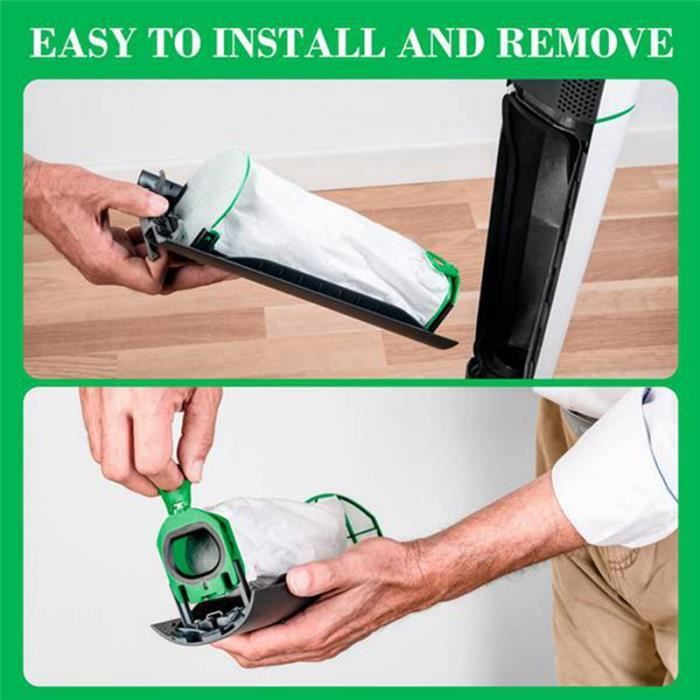 12 Sacs Aspirateur + 4 Filtres Pour Vorwerk Kobold VB100 & FP100 - Compatibles, étanches, Faciles à Installer