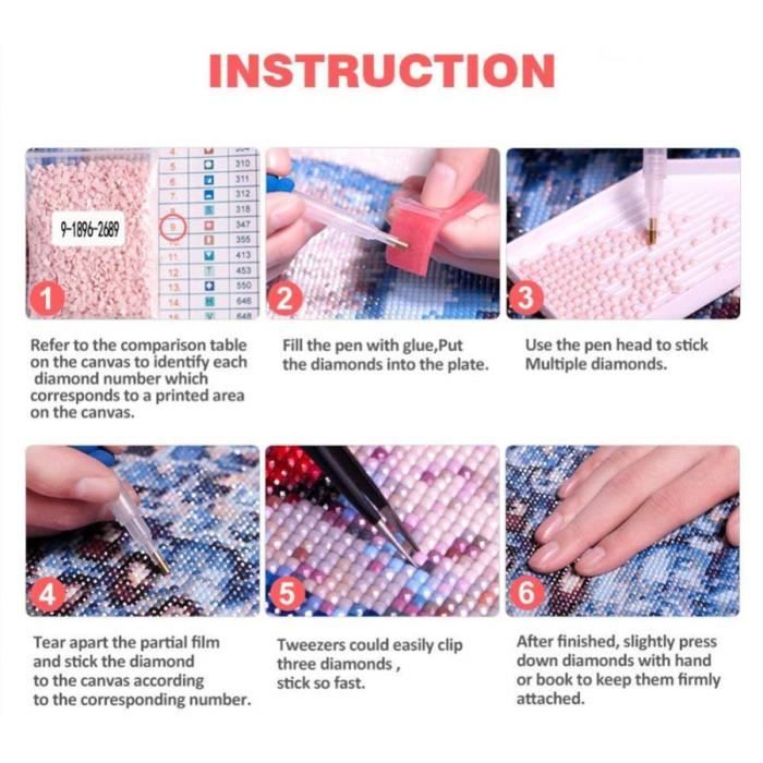 NQEUEPN 3pz Kit Ricamo Natalizio per Adulti Principianti, Set NQEUEPN 3pz Kit Ricamo Natalizio per Adulti Principianti, Set