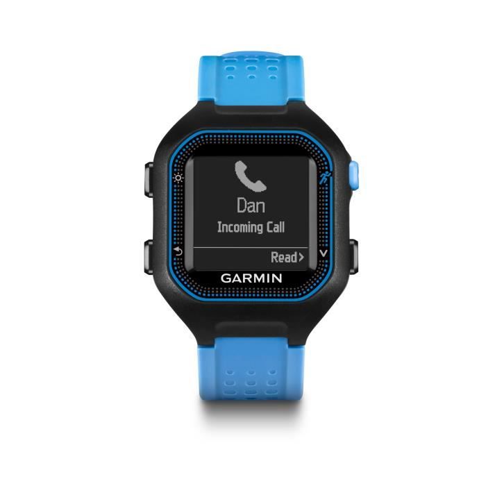 GARMIN Forerunner 25 Montre GPS de course a pied Bleu Taille L Cdiscount Sport