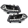 2 FEUX PHARE AVANT DEVIL EYES POUR RENAULT MEGANE 2 PHASE 1 DE 09/2002 A 12/2005-0