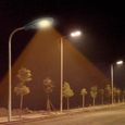 Dioche Lampadaire de route à LED Lampe d'éclairage de rue à LED pour éclairage de lampe de jardin extérieur 85-265V (30W blanc-0