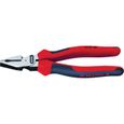 Pince universelle KNIPEX - 180mm - Rouge - Acier-0