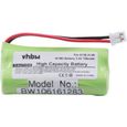 vhbw Batterie NI-MH 700mAh (2.4V) compatible pour Siemens Gigaset A120, A140, A145, A160, A165, A240, A245, A260, A265.-0