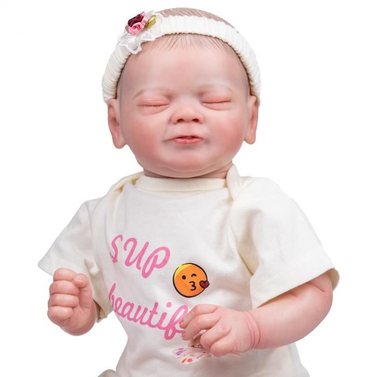 Poupee Reborn Reborn Fille Realiste 18 Pouces Premie Bebe Nouveau Ne Dessin A La Main Peinture A La Main Vrai Toucher Doux Cdiscount Jeux Jouets