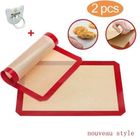 REMYCOO® 3 BBQ Grill Mat Tapis grille pour barbecue Tapis de cuisson antiadhésif grill four Sacs de cuisson jardin pour barbecue