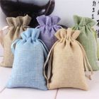 TINKSK - TINKSKY 5x Sac Cadeaux Pochette Rangement Lin Cordon de Serrage