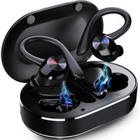 Ecouteur Bluetooth 5.1 - iporachx - Sport TWS 3D Hi-FI Stéréo - Etanche - Noir