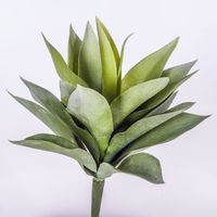 Agave artificielle sur piquet, 20 feuilles, vert, 30 cm - Cactee artificielle - Plante succulente artificielle - artplants