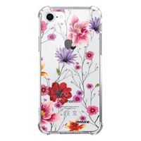 Coque souple renforcée pour iPhone 7/8/ iPhone SE 2020 - EVETANE - Modèle : Fleurs Multicolores