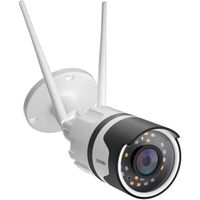 ZOSI C190 1080P H.265+ Caméra de Surveillance WiFi IP66 Détection du Visage Alerte Instantanée 2-Way Audio Fonctionne avec Alexa
