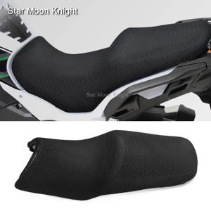SELLE DE MOTO Juste de siège coordonnante pour Kawasaki,accessoires de moto,coussin d'espacement 3D,capot en tissu maillé,Cool [C648886733]