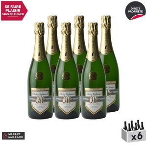 VIN BLANC Crémant d'Alsace Prestige Blanc - Lot de 6x75cl - 