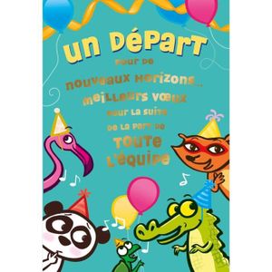 Carte Depart Collegue Achat Vente Pas Cher