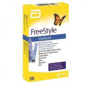 LECTEUR DE GLYCEMIE Freestyle Optium Plus Bandelettes Lecteur de Glycémie boîte de 100