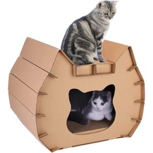 Maison Pour Chat En Carton Cdiscount Maison Pour Chat En Carton Cdiscount