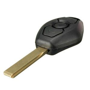 Mxzzand Étui porte-clés Coque de clé télécommande de voiture à 2 boutons,  lame vierge adaptée à Rover 75 MG ZT auto airbag