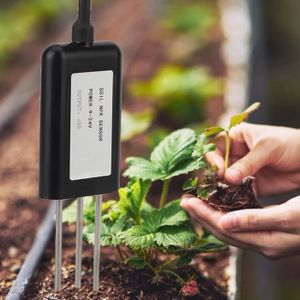 ENGRAIS Vvikizy Capteur de sol Capteur de testeur de détecteur d'engrais intelligent d'éléments nutritifs du sol de haute jardin mesure