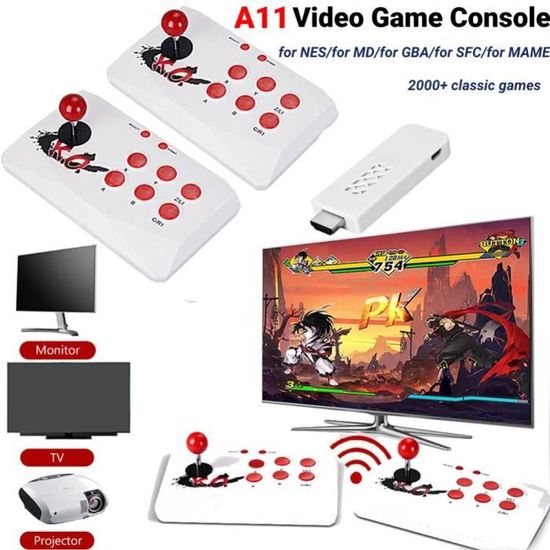 Console Portable 2000 Jeux intégrés branchement tv Jeux Rétro