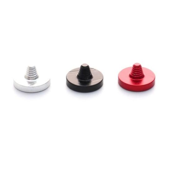 Lot De 3 Boutons De Déclenchement Concaves 11mm - Compatible Fujifilm XT5/X100VI Et Leica M11/Q3 - Noir, Argent, Rouge