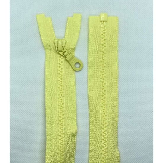 Li Ykk Fermeture Éclair En Plastique Avec Dents N° 5 Divisible (503 Jaune Clair, 62 Cm)[L1521