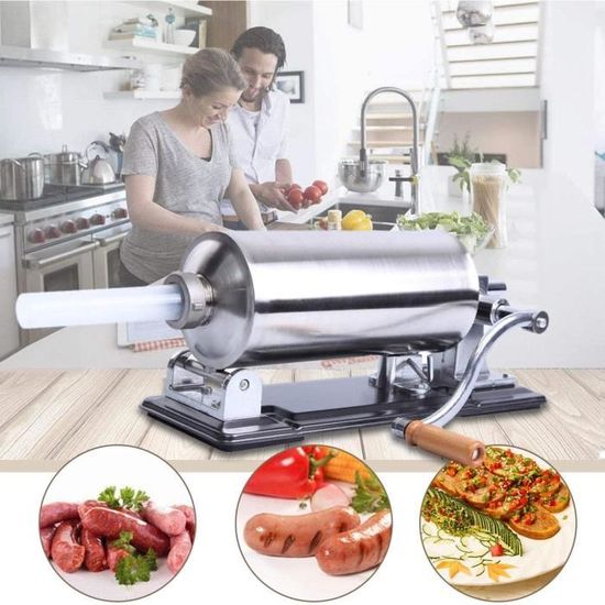Remplissage De Saucisse 3L Vertical Inox 4 Tubes