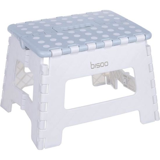 Escabeau Plastique Léger Marchepied Pliable - Tabouret 22,9 Cm