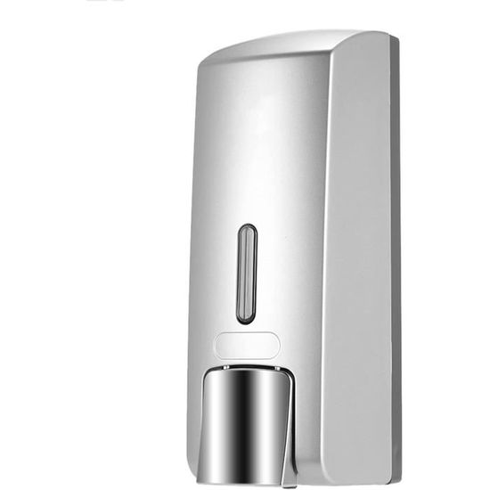 Distributeur De Savon Rechargeable En Acier Inoxydable 304 Pour Salle De Bain, Gel Douche, Shampoing, Lotion, Détergent Pour Lavage Des Mains, Accessoires De Salle De Bain, Fixation Murale