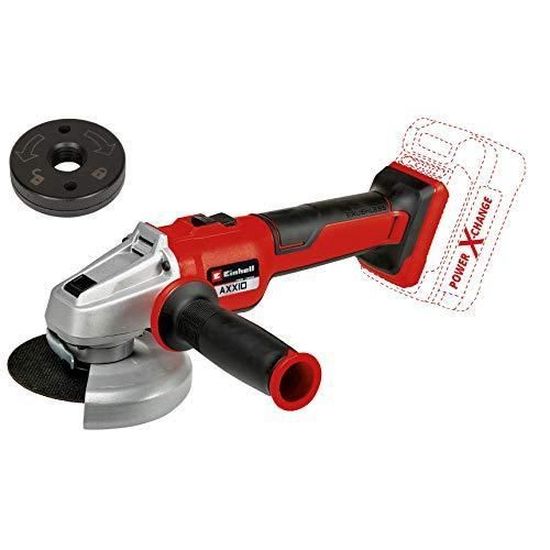 Meuleuse D'angle Sans Fil Einhell TE-AG 18/125-2 Li - 18V, Disque 125 Mm, Batterie 4,0 Ah Power X-Change