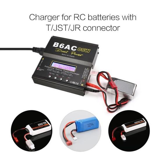 Chargeur Universel Batterie RC 150W - LiPo, NiMH, Li-ion, Pb - 10A - AC/DC - Pour Drone, Voiture RC