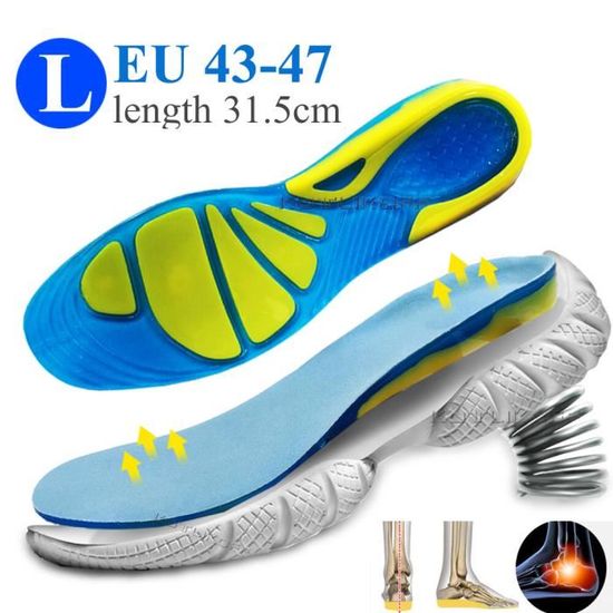 Semelles Carbone Sport Haute Performance - Épaisseur 1 à 3 Cm Pour Course Et Confort
