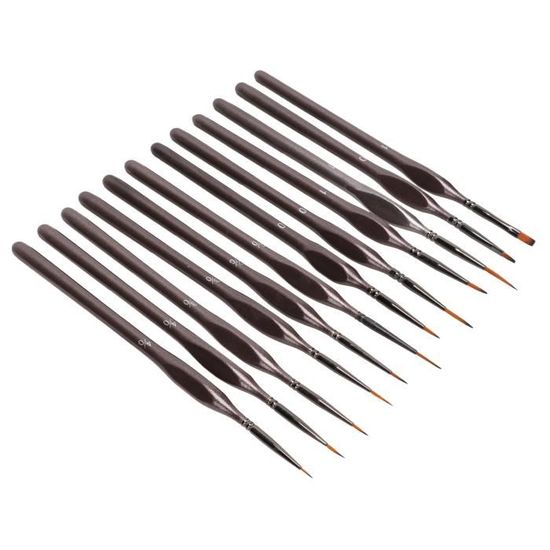 Lot De 12 Stylos à Gratter Avec Pointe Métallique - Outils De Dessin Réutilisables Pour Peinture à Gratter - Poignée Confortable