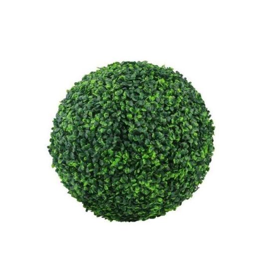 Boule Topiaire Artificielle En Buis 50cm - Décoration Verte Réaliste Pour Intérieur Et Extérieur