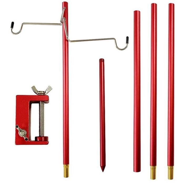 Support De Lanterne De Camping En Alliage D'aluminium - Pour Table 3 Cm