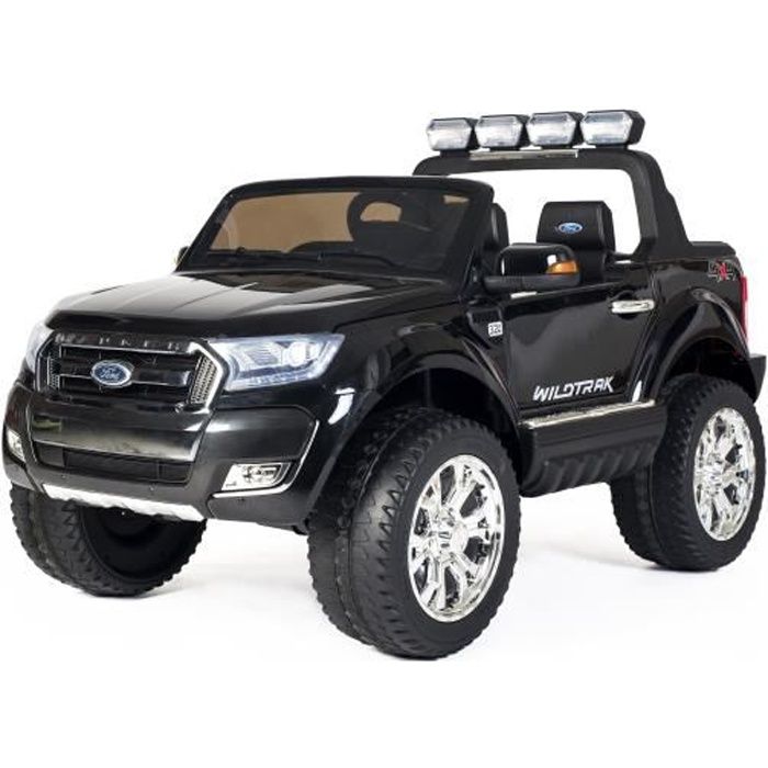 Ford Ranger 4x4 MP4 LUXURY Noir - Voiture électrique pour enfant avec batterie 12v et télécommande