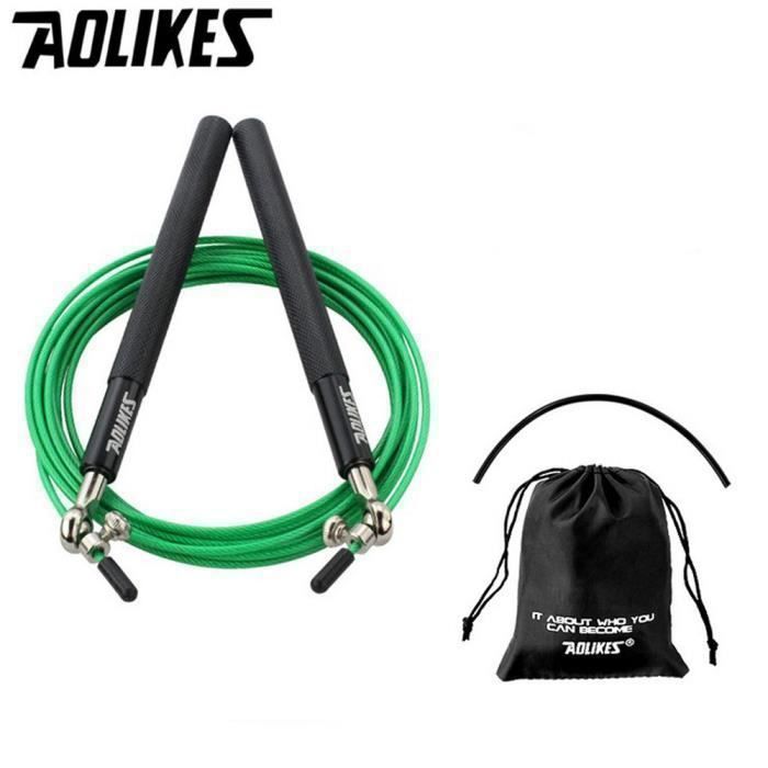 3m Vitesse Corde à sauter en acier réglable par câble Fitness exercice Crossfit boxe WR2610