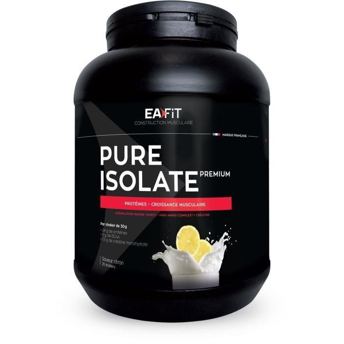 Eafit Pure Isolate Goût Citron 750g
