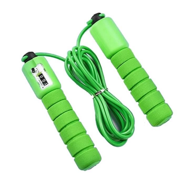 Accessoires Fitness - Musculation,Enfant adulte sauter corde à sauter compteur exercice saut jeu Fitness activité - Type green