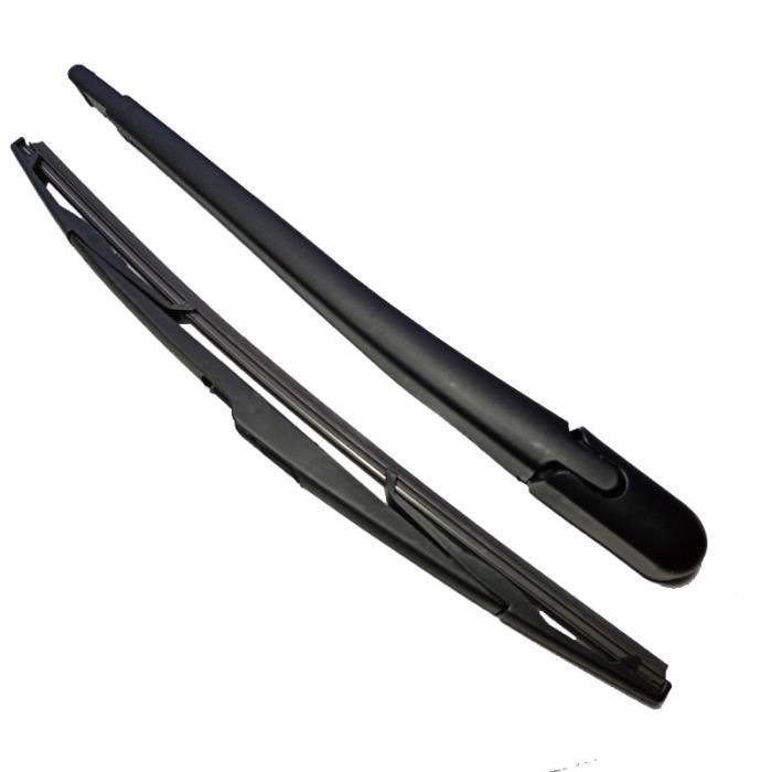 Essuie-glaces,Bras d'essuie-glace arrière de 14 pouces, pour Peugeot 206 106 306 207 208 Citroen C3 Saxo - Type blades and arm