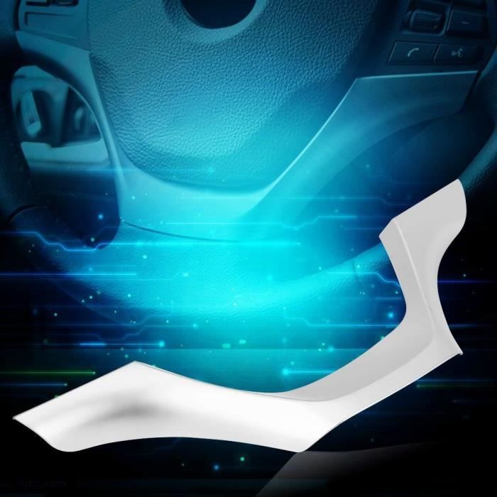 Drfeify cadre de volant de voiture Garniture de couverture de décor de volant de voiture grande taille pour BMW série 1 3 F30 F20